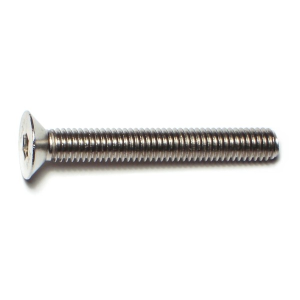 Midwest Fastener M6-1.00 Socket Head Cap Screw, Plain Stainless Steel, 45 mm Length, 3 PK 77056